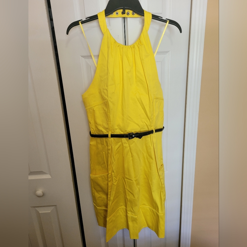 Yellow Halter Dress